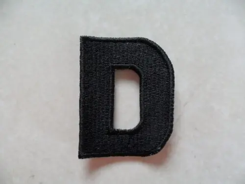 Patch Bordado Termocolante Letra D