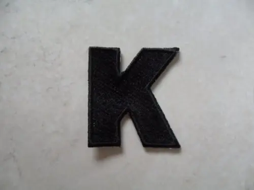Patch Bordado Termocolante Letra K