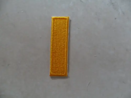 Patch Bordado Termocolante Letra I
