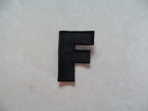 Patch Bordado Termocolante Letra F