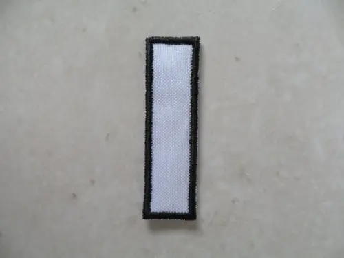 Patch Bordado Termocolante Letra I Contorno