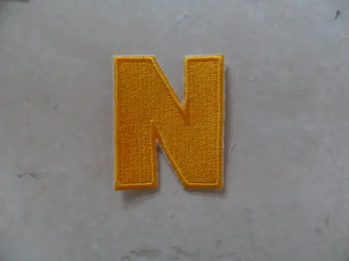 Patch Bordado Termocolante Letra N