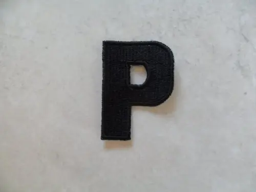 Patch Bordado Termocolante Letra P