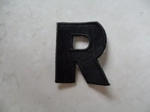 Patch Bordado Termocolante Letra R