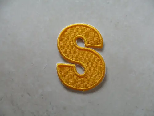 Patch Bordado Termocolante Letra S