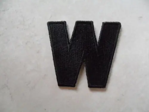 Patch Bordado Termocolante Letra W