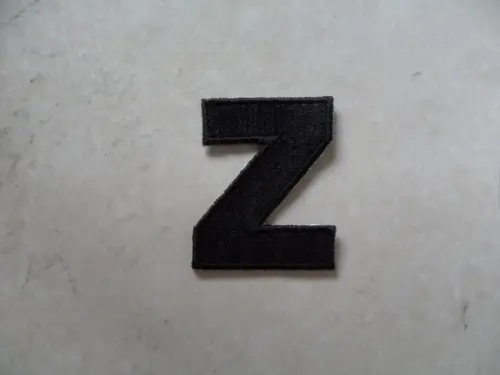 Patch Bordado Termocolante Letra Z