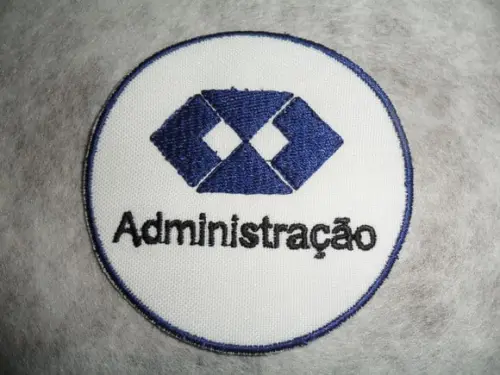 Patch Bordado Termocolante Logo Administração