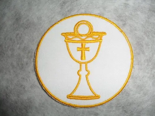 Patch Bordado Termocolante Logo Cálice