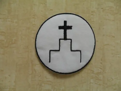 Patch Bordado Termocolante Logo Cruz III