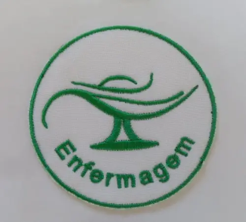 Patch Bordado Termocolante Logo Enfermagem