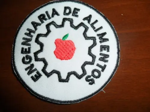Patch Bordado Termocolante Logo Engenharia de Alimentos