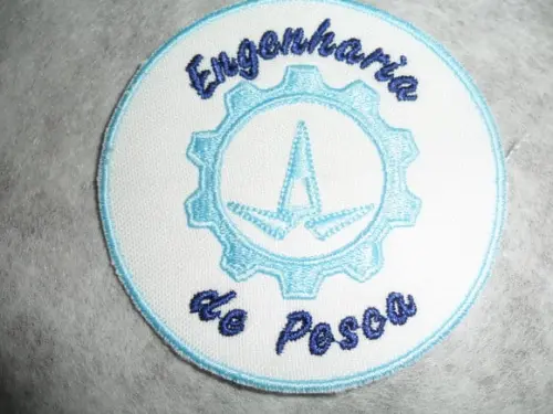 Patch Bordado Termocolante Logo Engenharia de Pesca