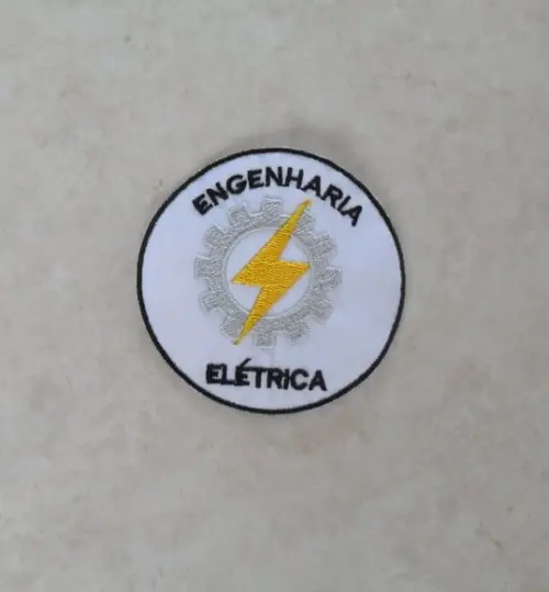 Patch Bordado Termocolante Logo Engenharia Elétrica