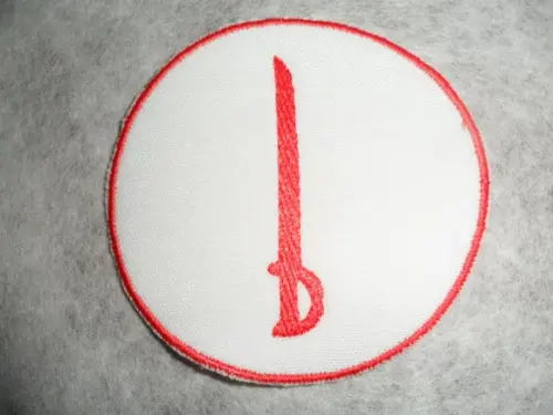 Patch Bordado Termocolante Logo Espada