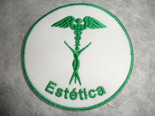 Patch Bordado Termocolante Logo Estética