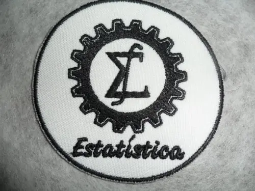 Patch Bordado Termocolante Logo Estatística