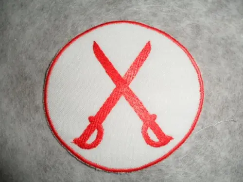 Patch Bordado Termocolante Logo Espadas