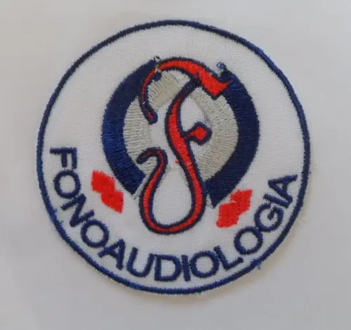 Patch Bordado Termocolante Logo Fonoaudiologia