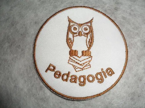 Patch Bordado Termocolante Logo Pedagogia