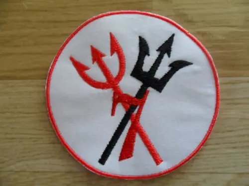 Patch Bordado Termocolante Logo Tridente Sete Ii