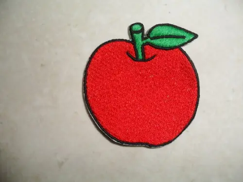 Patch Bordado Termocolante Maçã