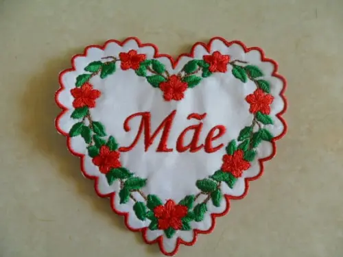 Patch Bordado Termocolante Mãe Coação