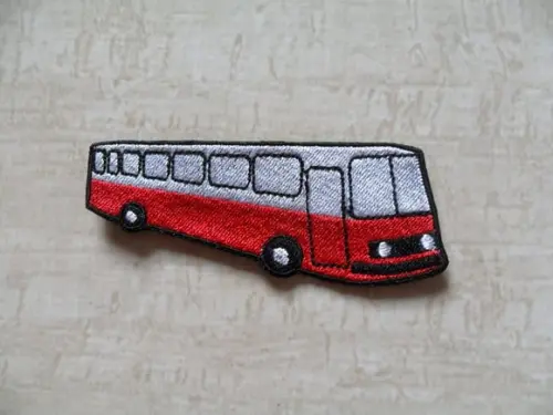 Patch Bordado Termocolante Ônibus