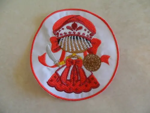 Patch Bordado Termocolante Orixá Obá De Franja
