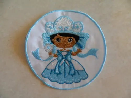 Patch Bordado Termocolante Orixá Iemanjá II