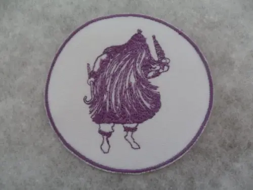 Patch Bordado Termocolante Orixá Omolu