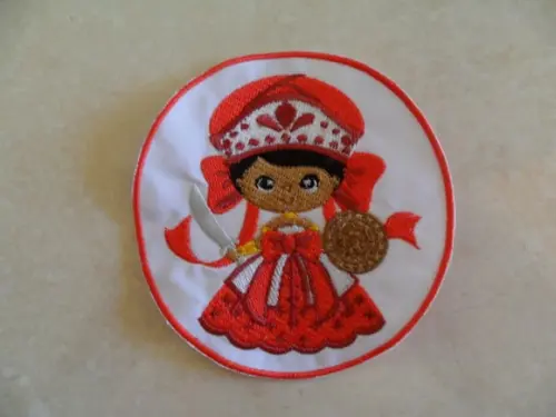 Patch Bordado Termocolante Orixá Obá II