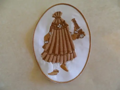 Patch Bordado Termocolante Orixá Obaluaê/Omolu
