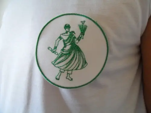 Patch Bordado Termocolante Orixá Ossain