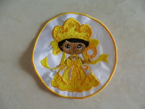 Patch Bordado Termocolante Orixá Oxum II