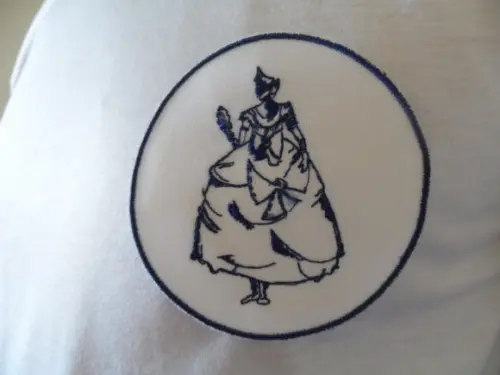Patch Bordado Termocolante Orixá Oxum