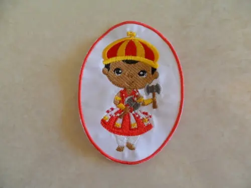 Patch Bordado Termocolante Orixá Xangô II