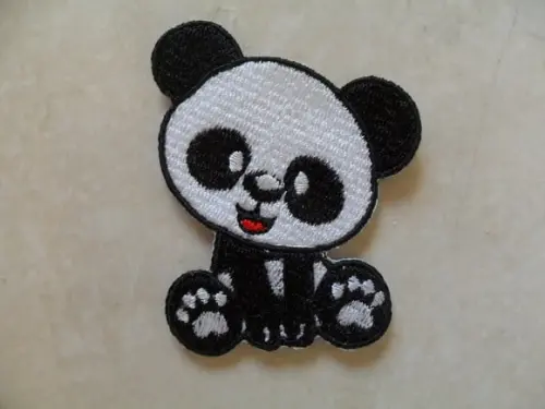 Patch Bordado Termocolante Panda