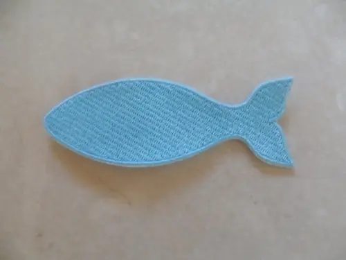 Patch Bordado Termocolante Peixe
