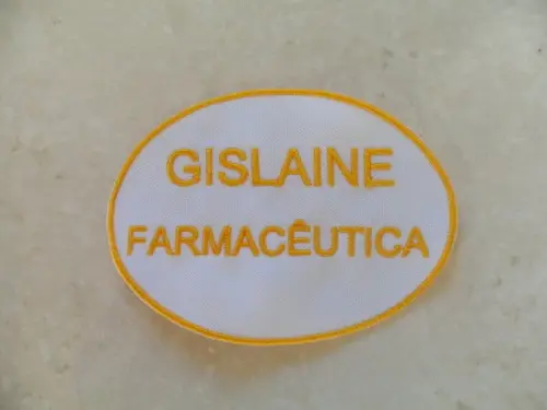 Patch Bordado Termocolante Personalizado Nome/profissão