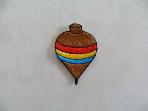 Patch Bordado Termocolante Pião