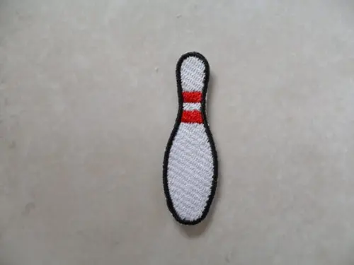 Patch Bordado Termocolante Pino de Boliche