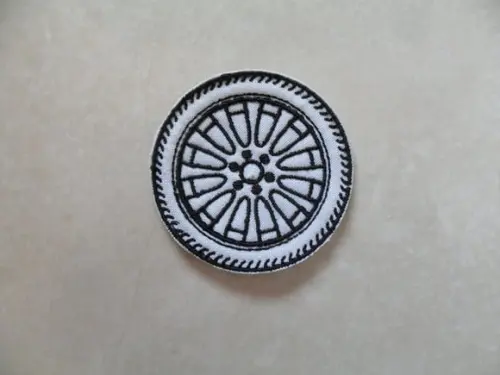 Patch Bordado Termocolante Pneu
