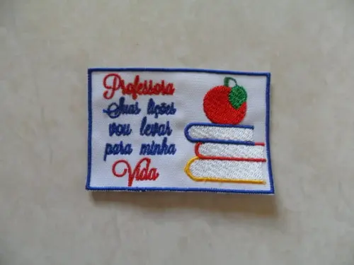 Patch Bordado Termocolante Professor VI