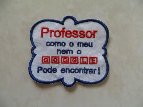 Patch Bordado Termocolante Professor Google