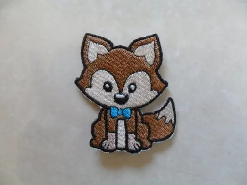 Patch Bordado Termocolante Raposa
