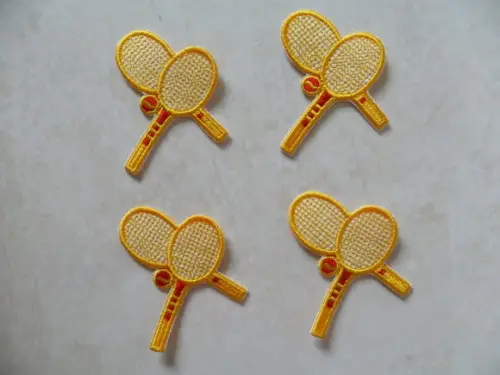 Patch Bordado Termocolante Raquetes de Tênis