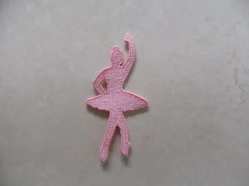 Patch Bordado Termocolante Silhueta Bailarina