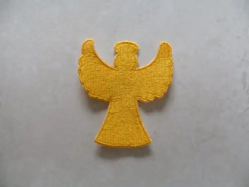 Patch Bordado Termocolante Silhueta Anjo