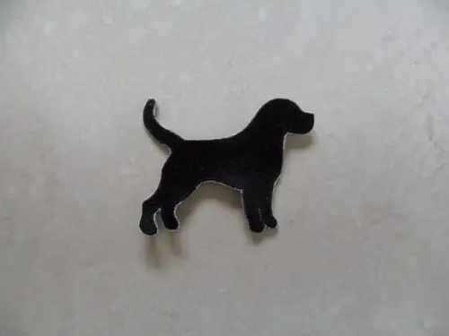 Patch Bordado Termocolante Silhueta Cachorro